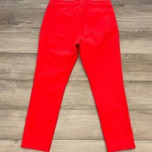 Talbots Signature Bright orange slim Ankle Jeans size 10/30 NWOT